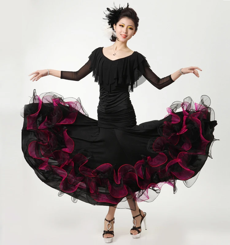 Женское расширяющееся платье для современных танцев сексуальное женское