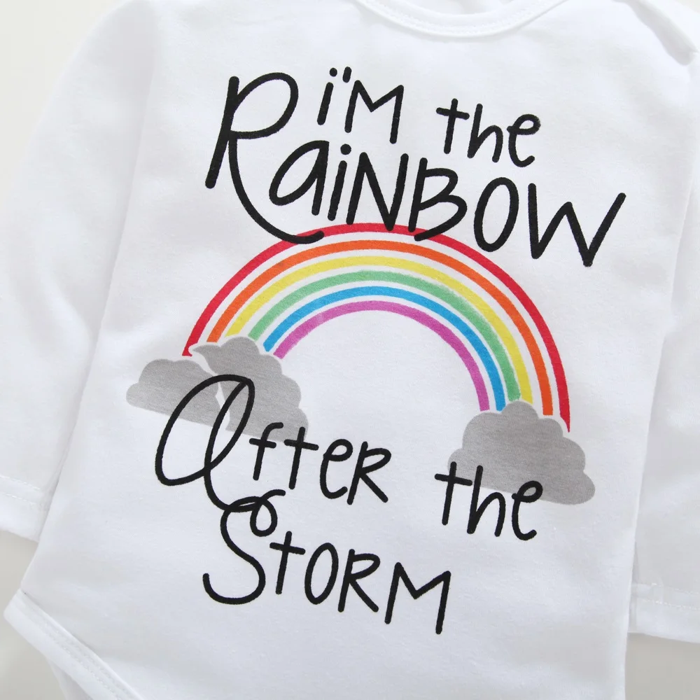 Autumn Winter Children Clothes Set Newborn Baby Girl Boy Long Sleeve Striped Tops+Pants Hat Headband 4pcs Outfit | Детская одежда и