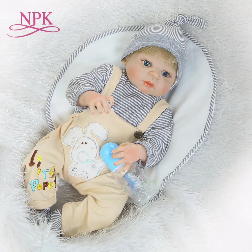 NPK Мягкая силиконовая виниловая Кукла reborn Реалистичная кукла для всего тела