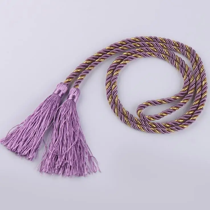 Purple Аксессуары для штор, кисточки для занавесок, веревка для занавесок, декоративные ремешки, подвеска с кисточками, 12 цветов - Цвет: Purple