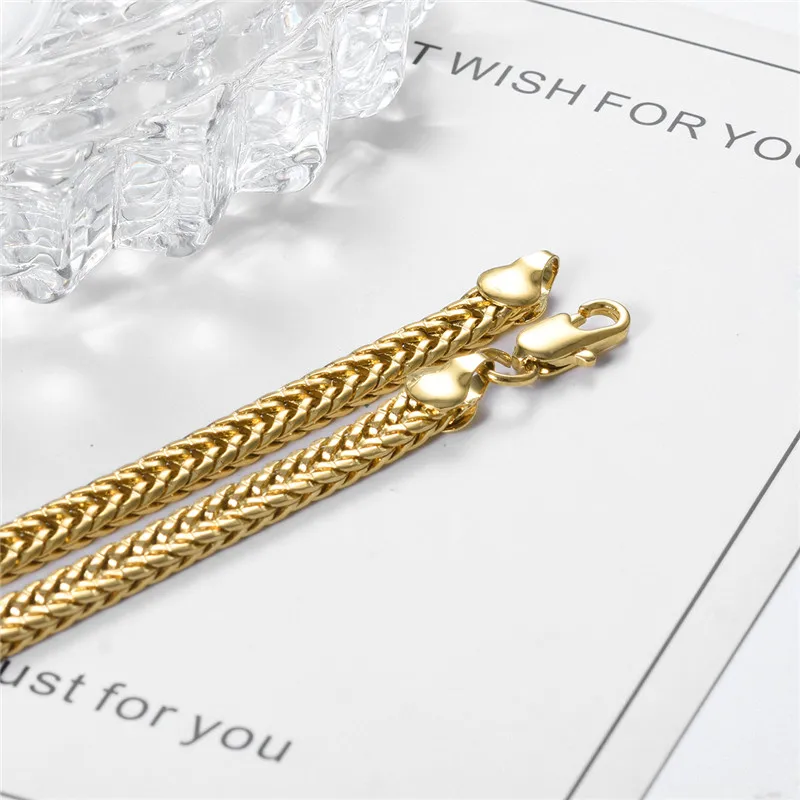 GULICX Bijoux 2018 модные ожерелья из нержавеющей стали женские и мужские длинные