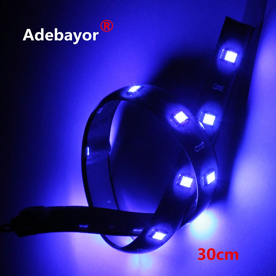 Водонепроницаемая гибкая светодиодная лента 10 шт./лот 30 см 15 SMD 3528