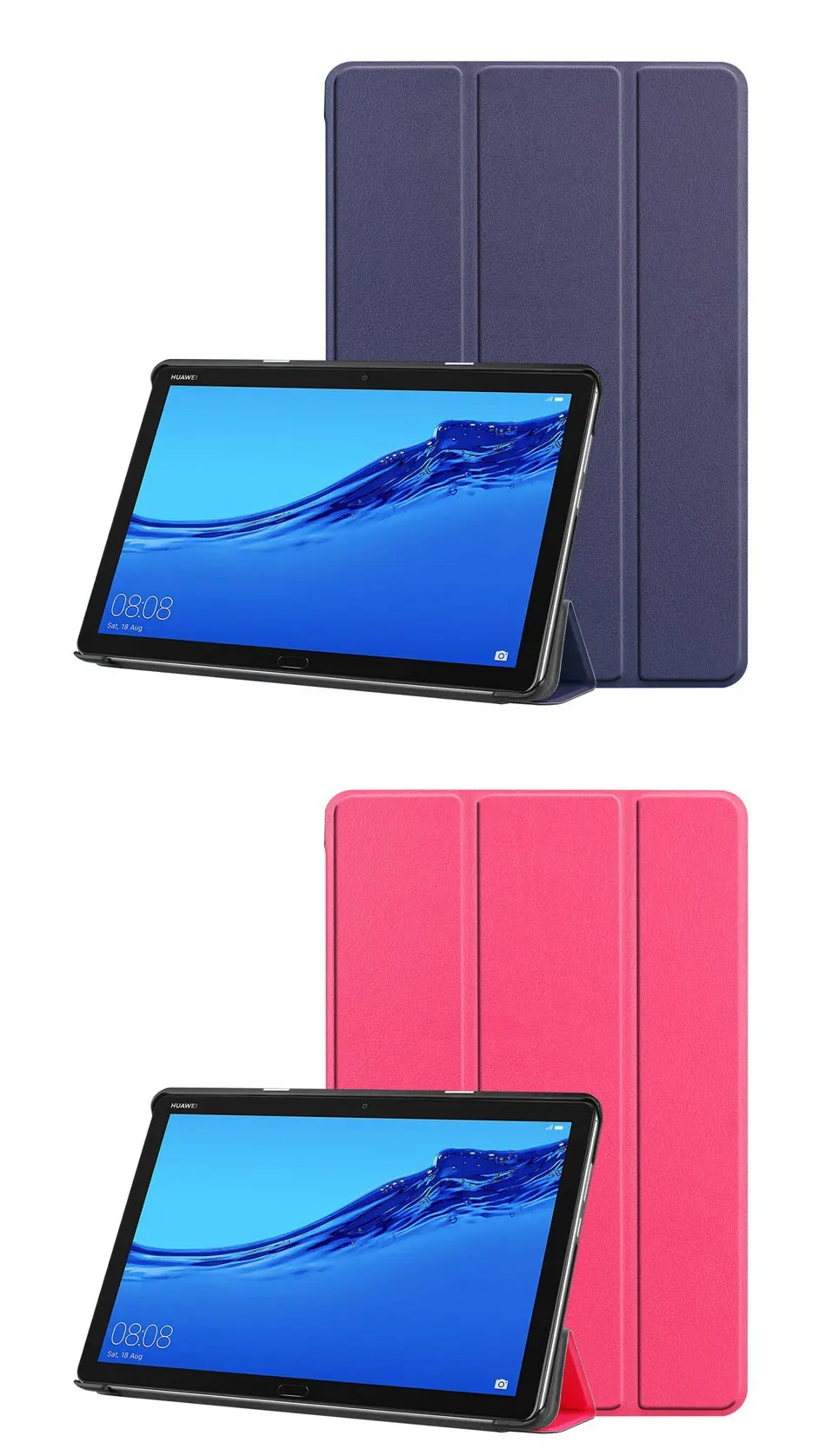 Планшетный чехол для huawei MediaPad T5 10,0 магнитной застежкой из искусственной кожи чехол для huawei Медиа Pad AGS2-W09 AGS2-L09 AGS2-L03 AGS2-W19 10,1"