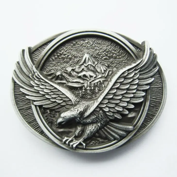 

Wholesale Retail Eagle In Flight Belt Buckle Factory Direct Fast Delivery Free Shipping