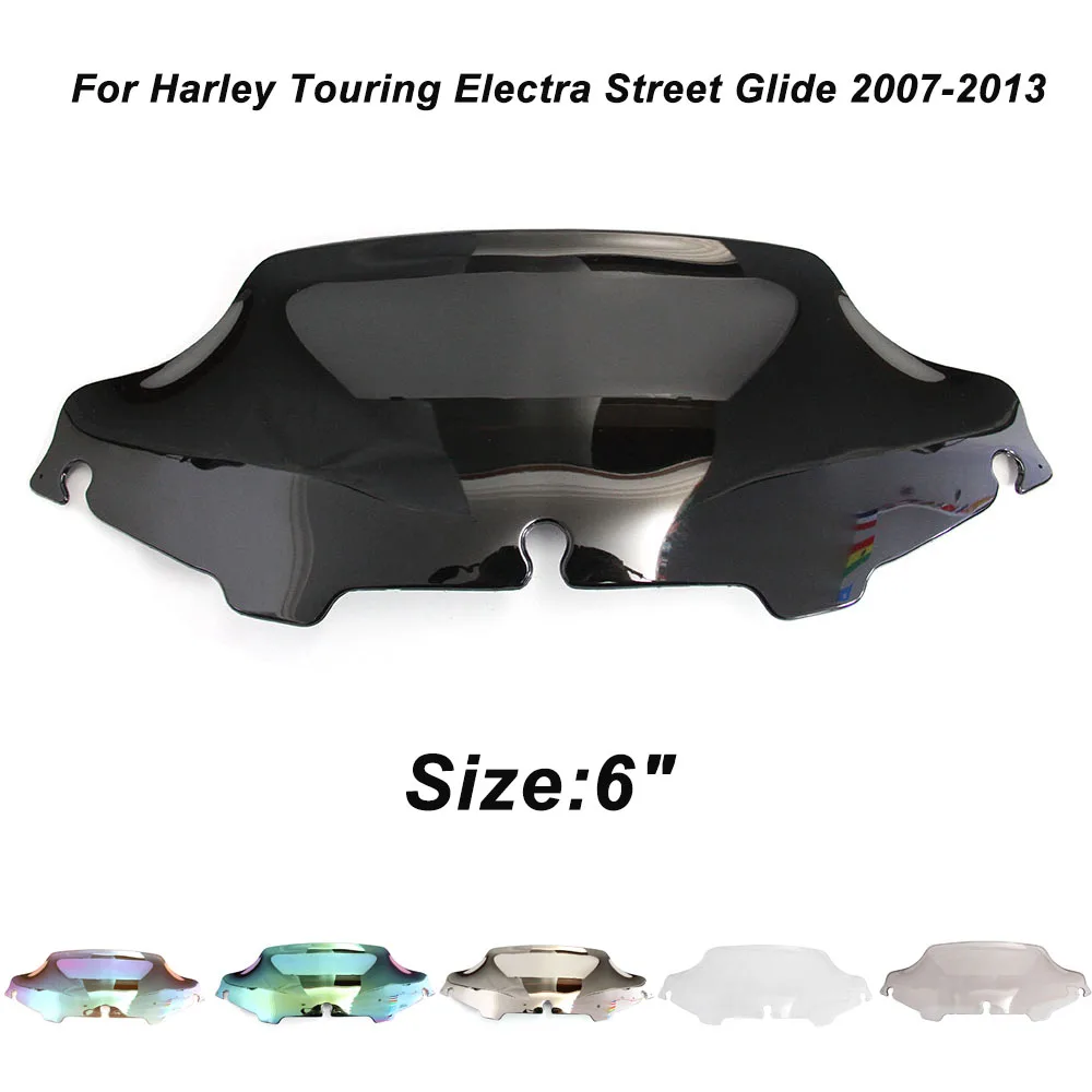 Мотоцикл 6 &quotлобовое стекло для Harley Davidson Street Glide electra Touring FLHT FLHTC ветровое |