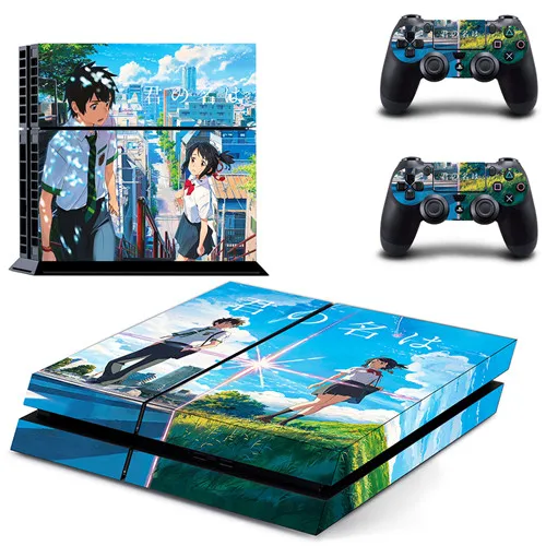 Аниме Dragon Ball one piece Наруто One Punch Man PS4 Кожа Наклейка виниловая для Playstation 4 консоли и контроллеров PS4 кожа - Цвет: GYTM0643