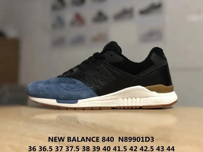 NEW BALANCE NB840 Мужская классическая обувь для бадминтона красная обувь на плоской подошве уличные кроссовки синяя черная обувь
