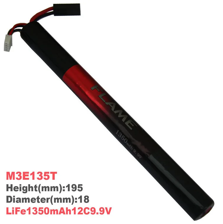 1 шт. 100% оригинальный пламенный аккумулятор 9 в 1350 мАч 12C LiFePO4 LFP Stick Type M3E135T Прямая