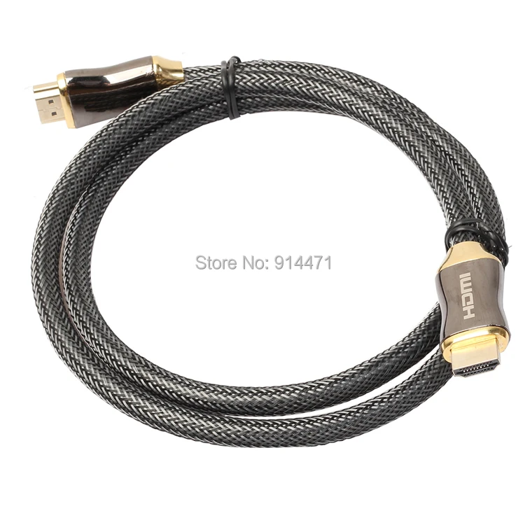 Позолоченный кабель HDMI из цинкового сплава с нейлоновой оплеткой 2,0 4K x 2K Ethernet Поддержка видео 4K 2160P HD 1080P 3D1m 2m 3m 5m 10m