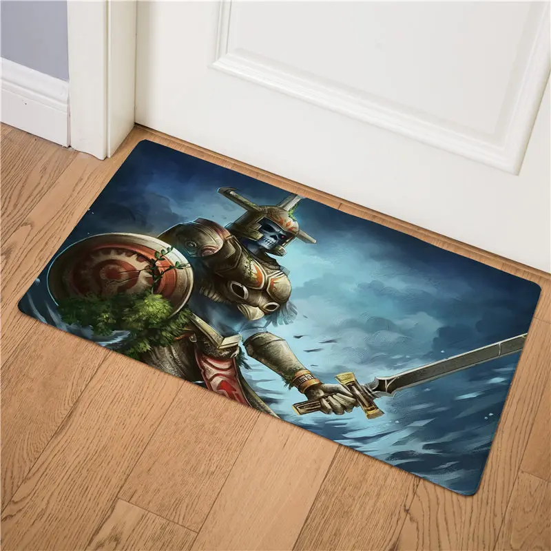 Мультяшная Легенда о Zelda, коврик для входной двери, ПВХ, напольный коврик, нескользящий, кухонный ковер, легко чистится, дверной коврик, водонепроницаемый коврик, Забавный ковер - Цвет: 2