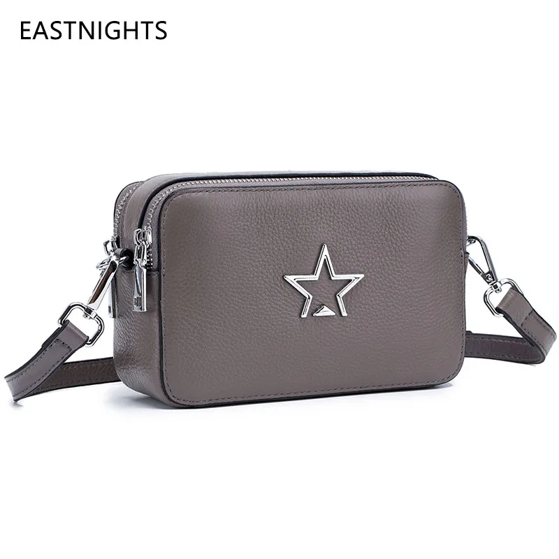 Женская вечерняя сумка на молнии кошелек для телефона черный настоящий