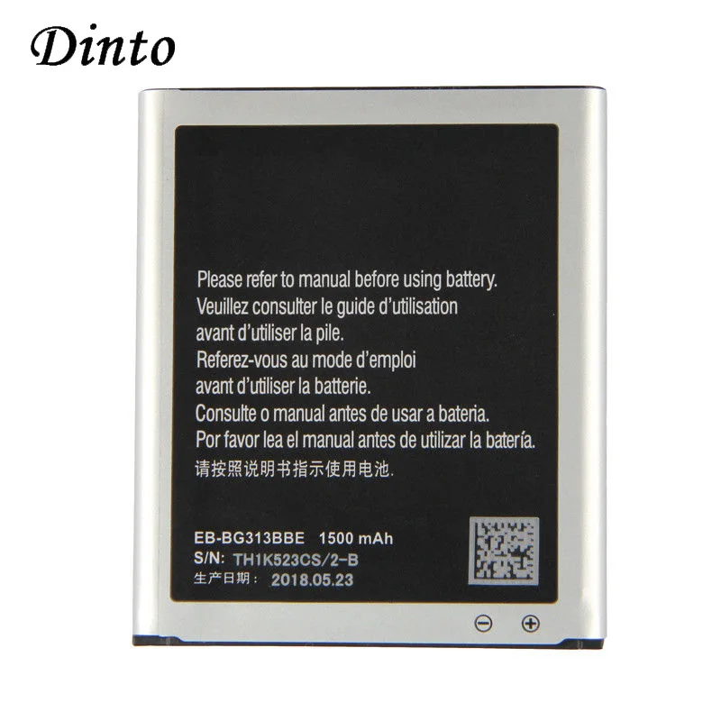 

Dinto 1500mAh EB-BG313BBE мобильный телефон аккумулятор для Samsung Galaxy ACE 3 ACE 4 neo G313H G318H S7272 s7898 S7562C G357 N9002