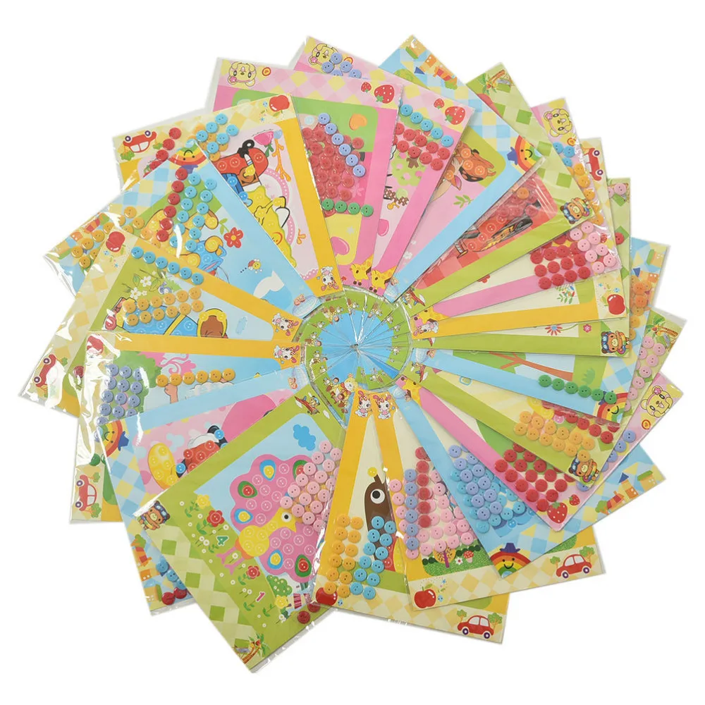 DIY картина пуговицы ручной работы паста материал для рисования сумка дома