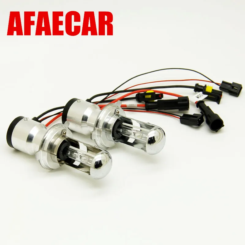 Alu bodyBixenon HID Hi/короче спереди и длиннее сзади) лампы 55 Вт H4 Bi xenon 3 сменные