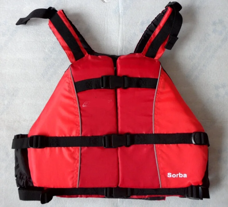 

Kayak Life Jackets,Rafting life vest Adult red color Buoyancy aids PFD CE Certified