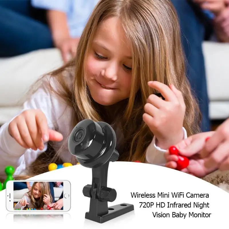 Беспроводная мини Wi-Fi камера 1080P HD видео датчик инфракрасного ночного видения обнаружения движения видеокамера поддерживает Android iOS