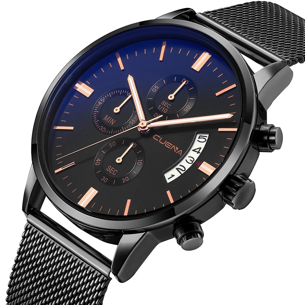 

Man Watches Luxury Quartz Stainless Steel Dial Casual Bracelet Watch Mens Reloj Hombre 2021 Men Wristwatch Clock