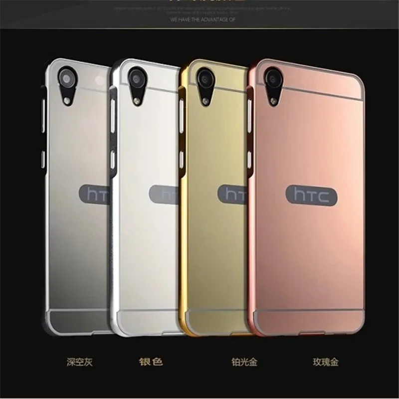 Зеркальный чехол для HTC Desire 828 зеркальный накладка и Алюминиевый металлический