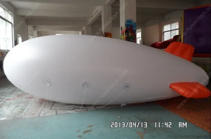 Самая низкая цена на продажу 4 мл/13 футов надувной дирижабль Zeppelin для рекламного продвижения, надувной гелиевый блимп