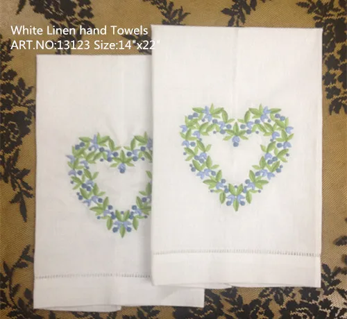 S Linen Hemstitched Tea Towel 14