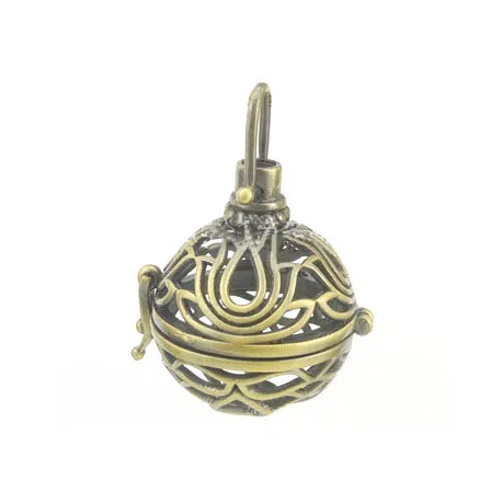 39x25 мм античный бронзовый тональный диффузор эфирного масла полые филигранные