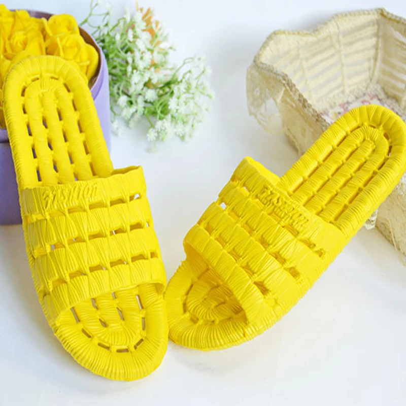 Тапочки для ванной женские и мужские шлепанцы на плоской подошве Новинка