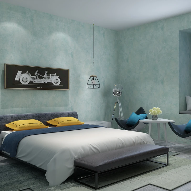 

Beibehang wall paper home decor Modern simple 3D wallpaper mural plain color dark color study bedroom wallpaper for walls 3 d