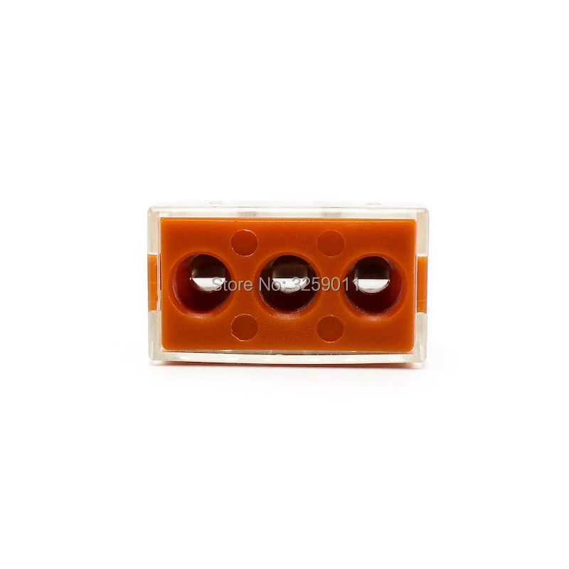 

10PCS 773-173 PCT-103D Push in wire wiring connector For Junction box 3 pin Cable conductor terminal block