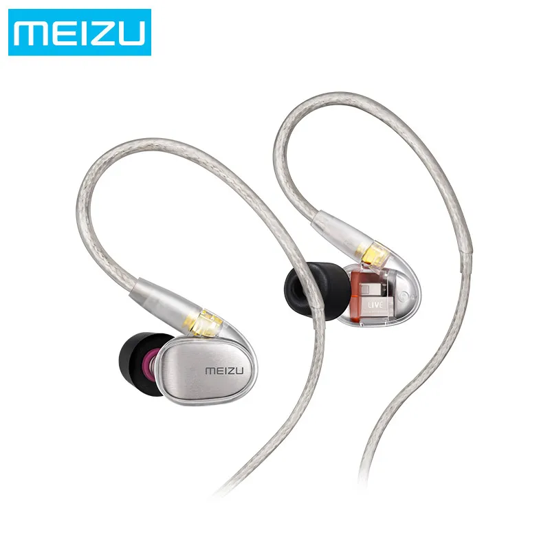 Meizu Live Quad Driver наушники HiFi Профессиональный монитор для аудиофилов четыре блока сбалансированная арматурная