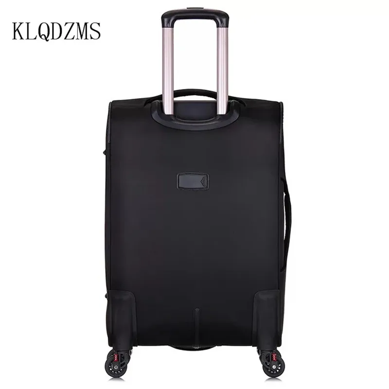 KLQDZMS 20/24/дюйм высокое качество водонепроницаемый Оксфорд прокатки Чемодан Спиннер дорожные сумки на колесах