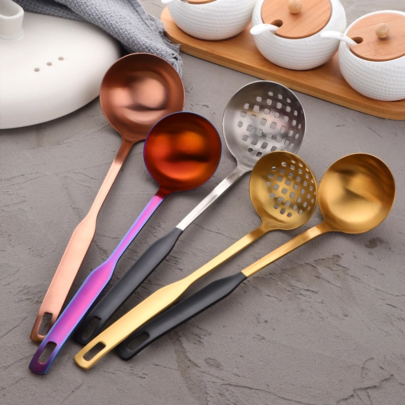 2 шт./компл. ложка Дуршлаг Из Нержавеющей Стали|Ложки| |