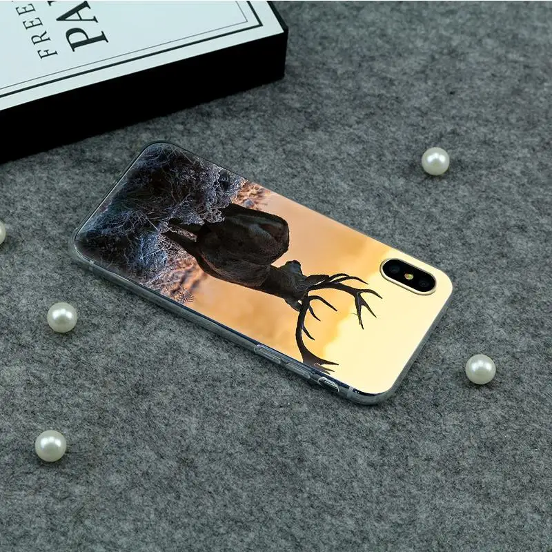 Watercolour deer Phone Case For Huawei P10/P8lite/P10lite/honor6A/honor9 TPU soft back cover | Мобильные телефоны и