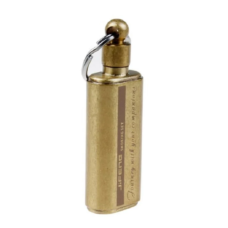 Брендовая Высококачественная портативная бутылка для масла из чистой меди 15 мл