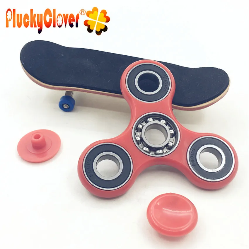 1 шт. Мини Красочный Tri-spinner Забавный вращающийся ручной Спиннер для детей милый треугольник палец гироскоп игрушка для СДВГ тревожность антистресс EDC