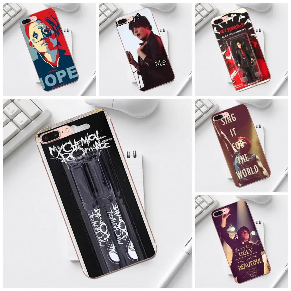 Qdowpz 2018 Gerard Way My Chemical Romance Mcr для Galaxy Alpha Core Prime Note 4 5 8 S3 S4 S5 S6 S7 S8 S9 mini edge Plus | Мобильные