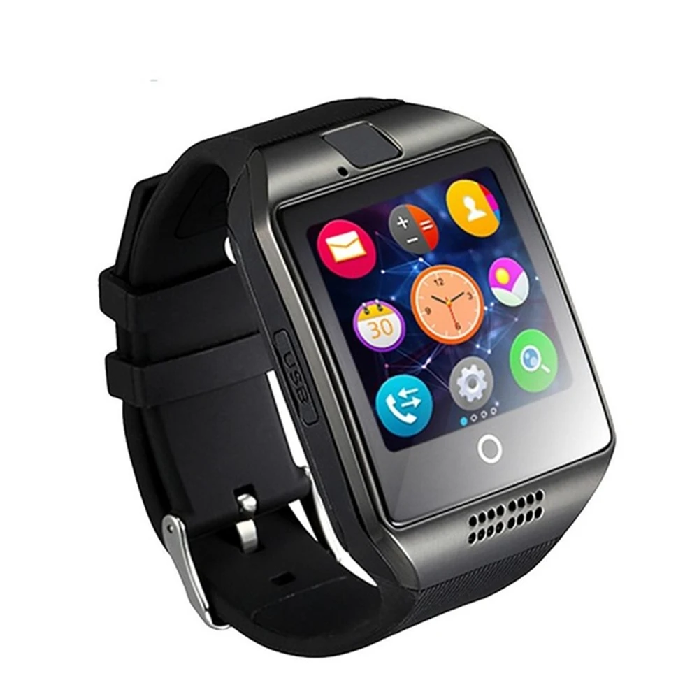 Bluetooth Q18 Фитнес Трекер Смарт часы Smartwatch Relogio Камера для IOS Apple huawei телефонах Android PK
