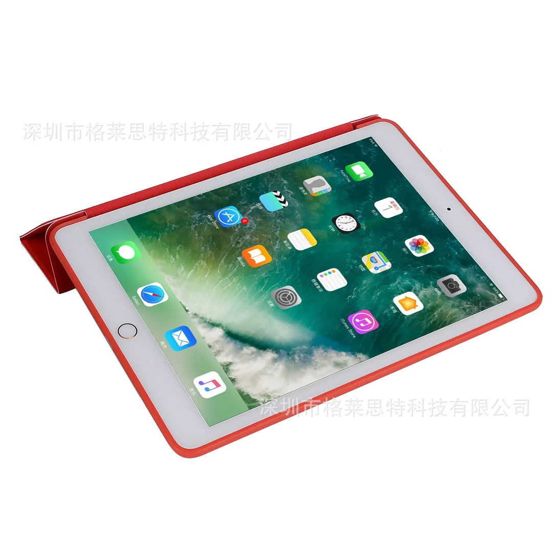 Для iPad 9,7 чехол из искусственной кожи Силиконовый мягкий чехол A1822 A1893 Трансформеры тонкий умный чехол для iPad чехол 9,7 дюймов