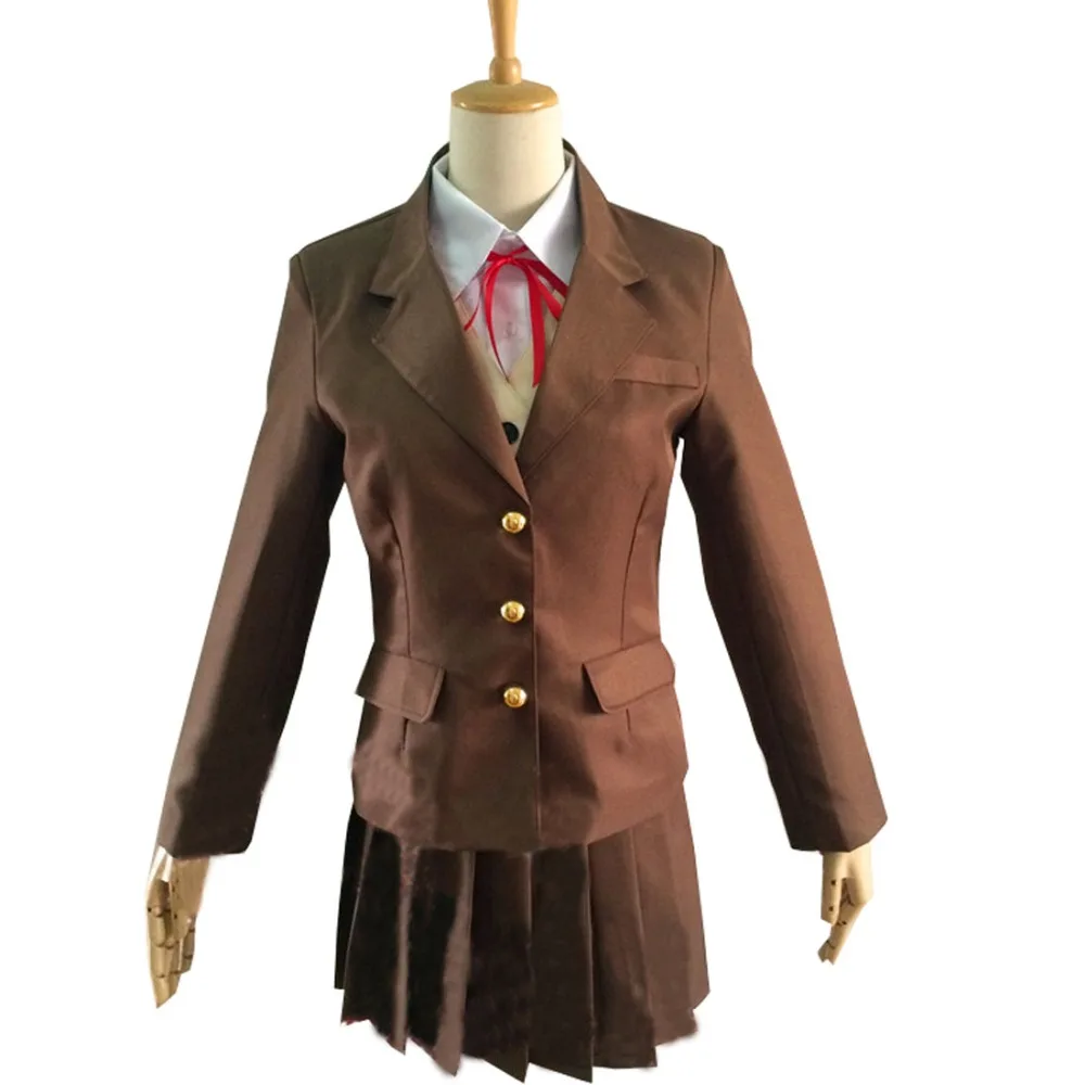 2018 аниме Danganronpa 3 The End of Hope's Peak старшеклассник Arc Chiaki Nanami Униформа короткая юбка