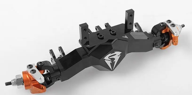 Front Станке 1/10 Масштаб RC трактор для езды по скалам SCX10 AX10 трансформер-грузовик использовать высокий просвет сзади и спереди ось - Цвет: Front
