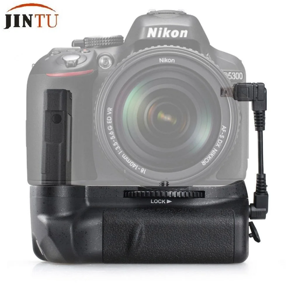 JINTU Новый Мощность Батарейная ручка обновления держатель для Nikon D5100/D5200/D5300 DSLR