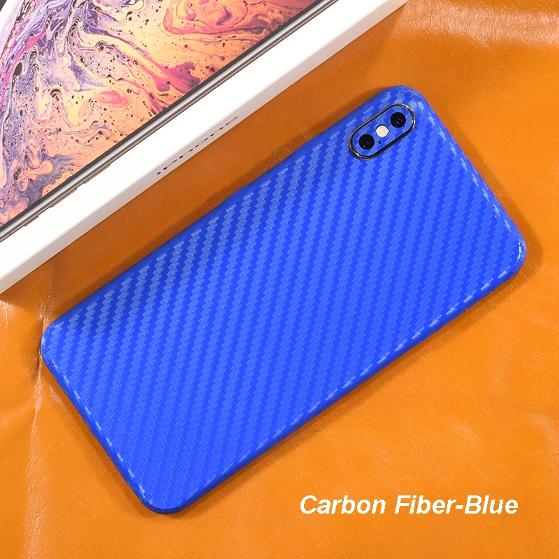 3D карбоновая пленка для телефона наклейка для iPhone XS MAX XR X 8 Plus 7 6 6S Plus прозрачная задняя наклейка