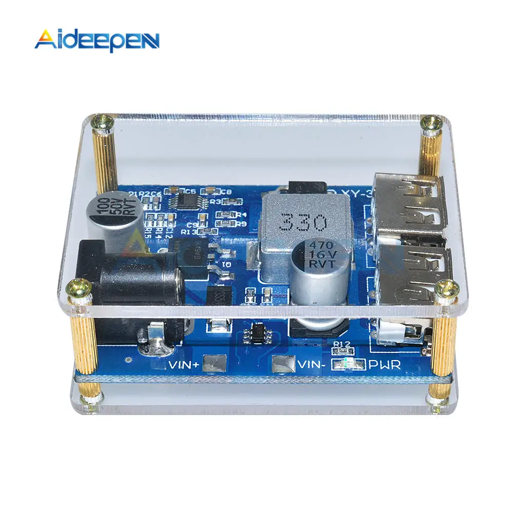 DC-DC 24V 12V 5V модуль питания Buck 5A мощность понижающий преобразователь Diy электронная