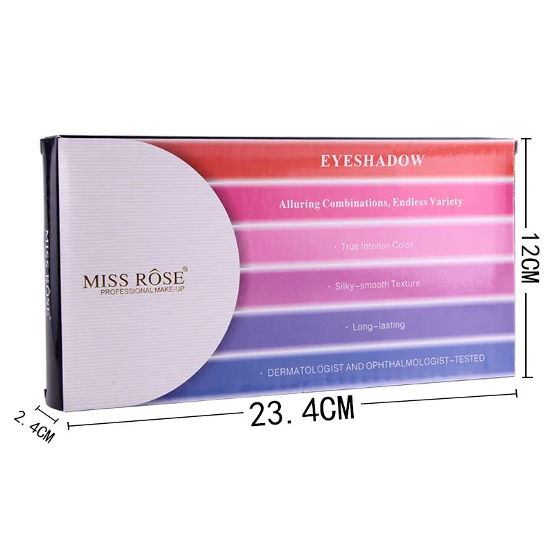 Тени для век MISS ROSE 82 цвета модные тени макияжа с чехлом косметика новинка 2019| |