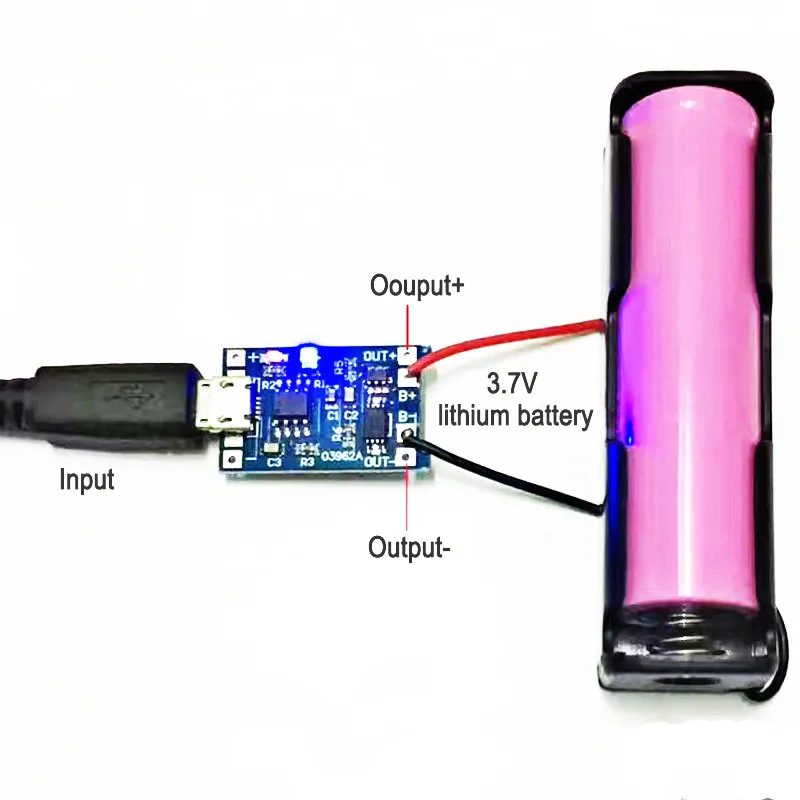 5V 1A 2A Lithium Battery Charger Protection Board 3.7V Li-ion Lipo Two-in-one Module Micro USB Charging Lachouffe | Электроника