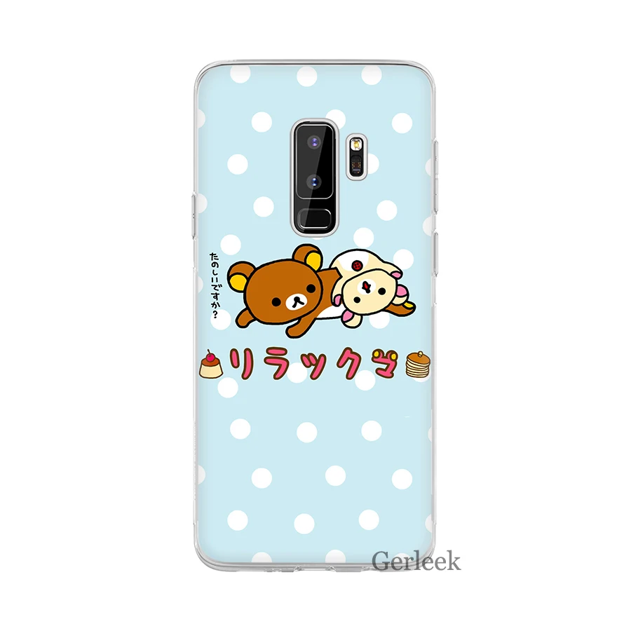 Rilakkuma чехол для телефона Samsung Galaxy A5 A6 A8 J3 J5 J7 2015 2016 2017 2018 | Мобильные телефоны и