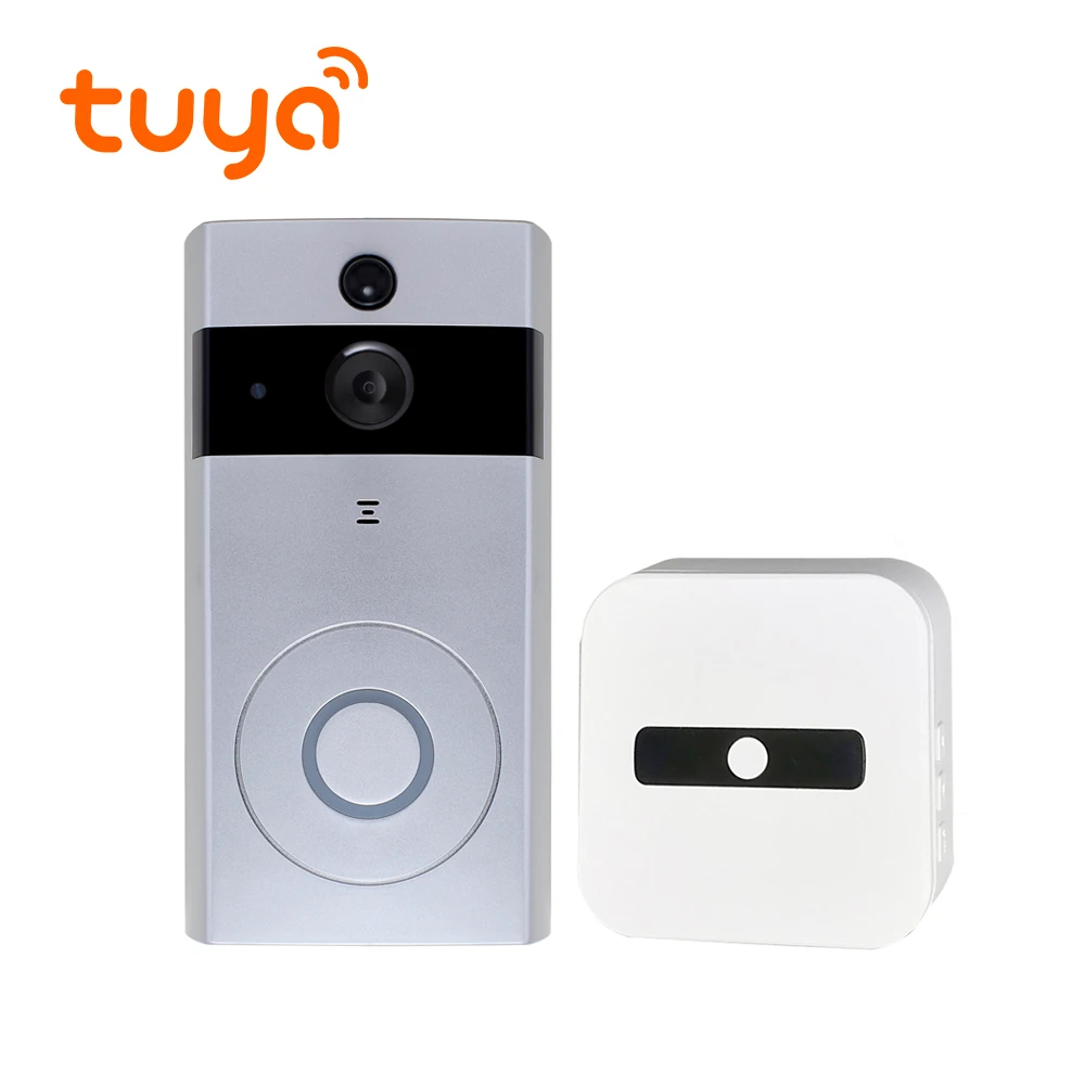 Tuya Wifi беспроводной умный кольцевой домашний охранный домофон камера видео