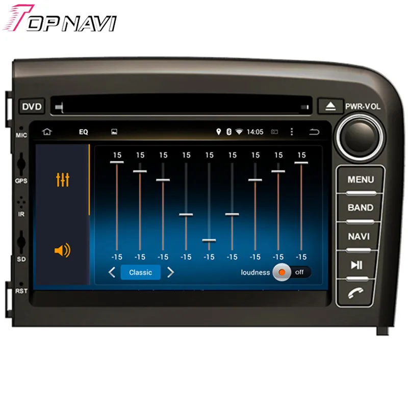 Topnavi 7 '', четыре ядра, 4 Гб Оперативная память Android 6,0 Автомобиль Радио Стерео gps для VOLVO S80 1998 1999 2000 2001 2002 2003 2004 2005 2006