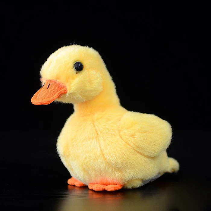 Дропшиппинг реалистичные Мини желтая утка Plushie куклы мягкая игрушка утенок