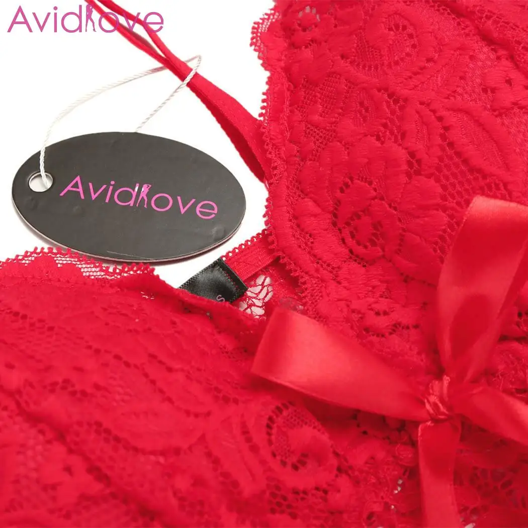 Avidlove женское сексуальное нижнее белье Эротическая Ночная сорочка пижамы с