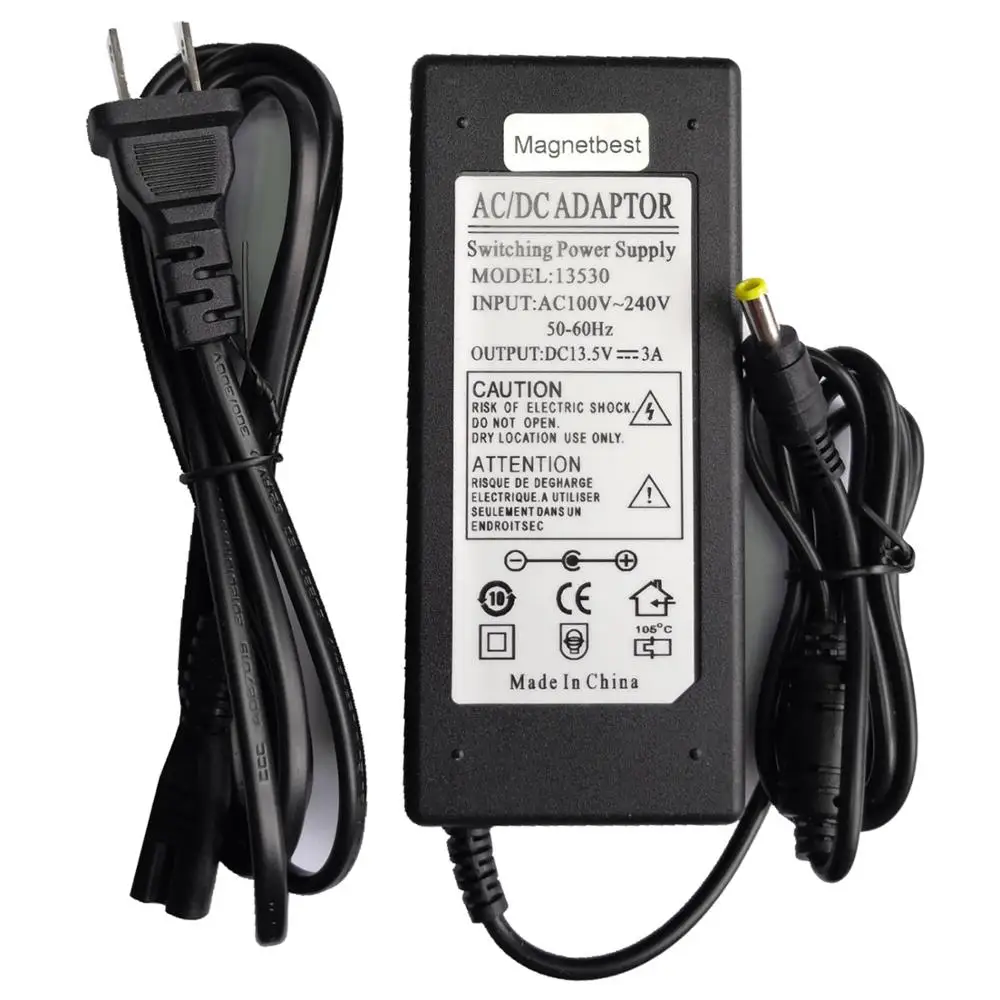Адаптер переменного тока Зарядное устройство 13,5 V 3A для Epson V33 V370 V220 V330 V300 V330p V37 V100 сканер Питание A392BS A392GB 1.2A